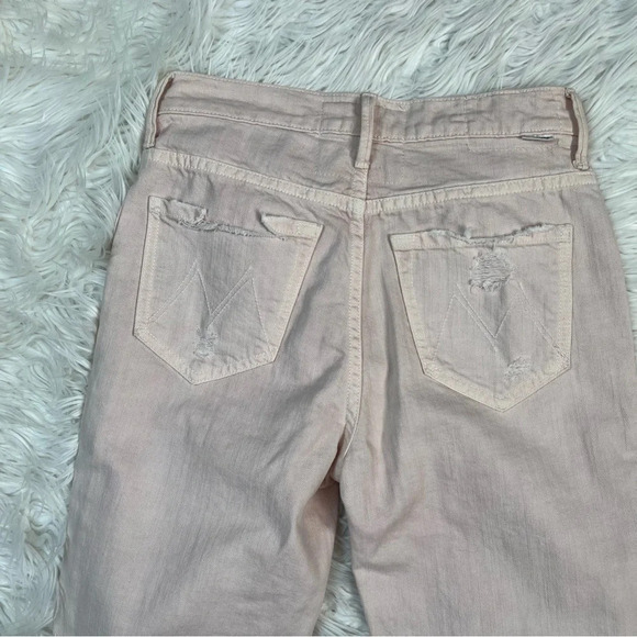 New MOTHER Denim High Waisted Rascal Ankle Jeans The Devil Drinks Coffee NWT 24 - Picture 15 of 16